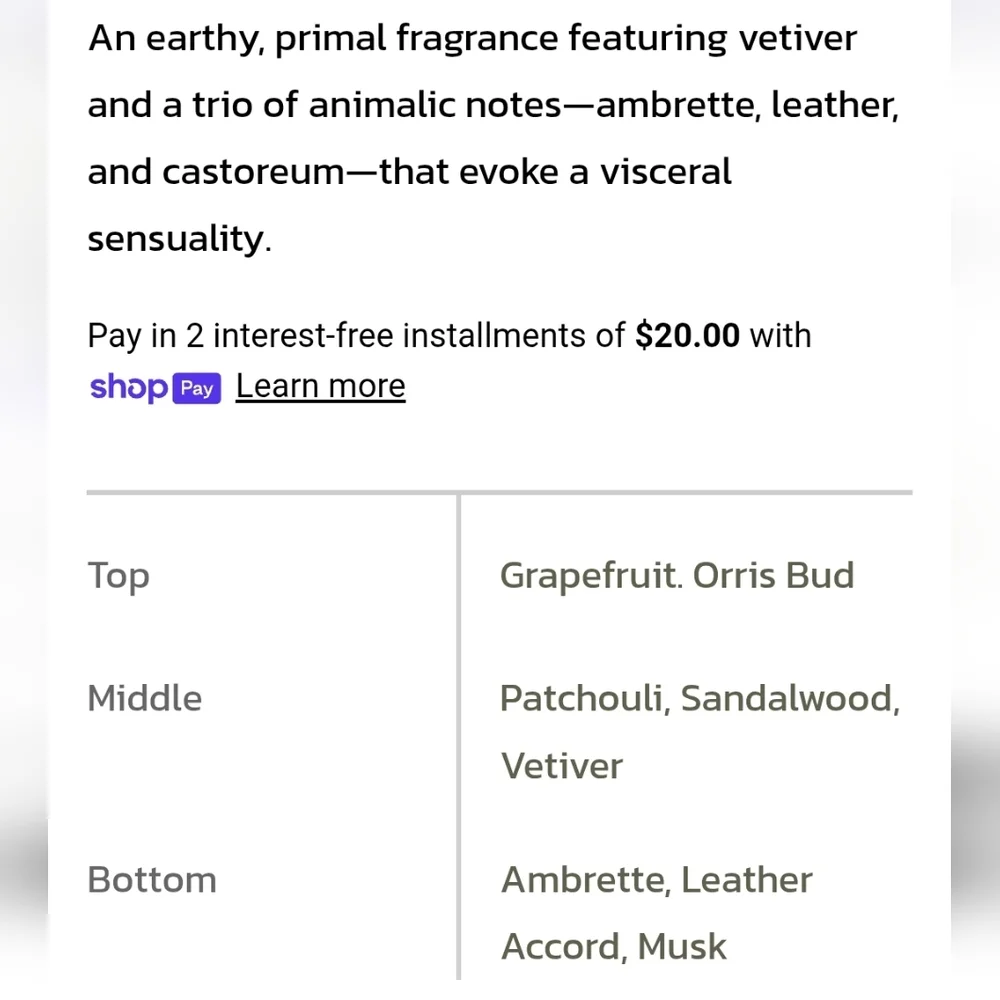 Noteworthy Travel Perfume, N232, Wanderer - Picture 3 of 3